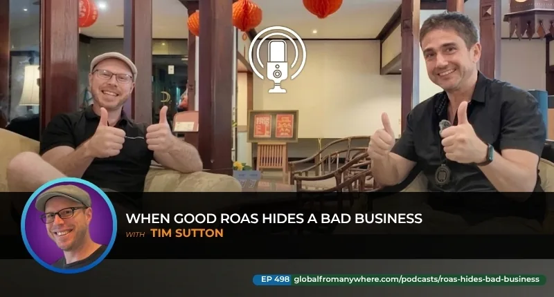 Cover art for When Good ROAS Hides a Bad Business, with Tim Sutton