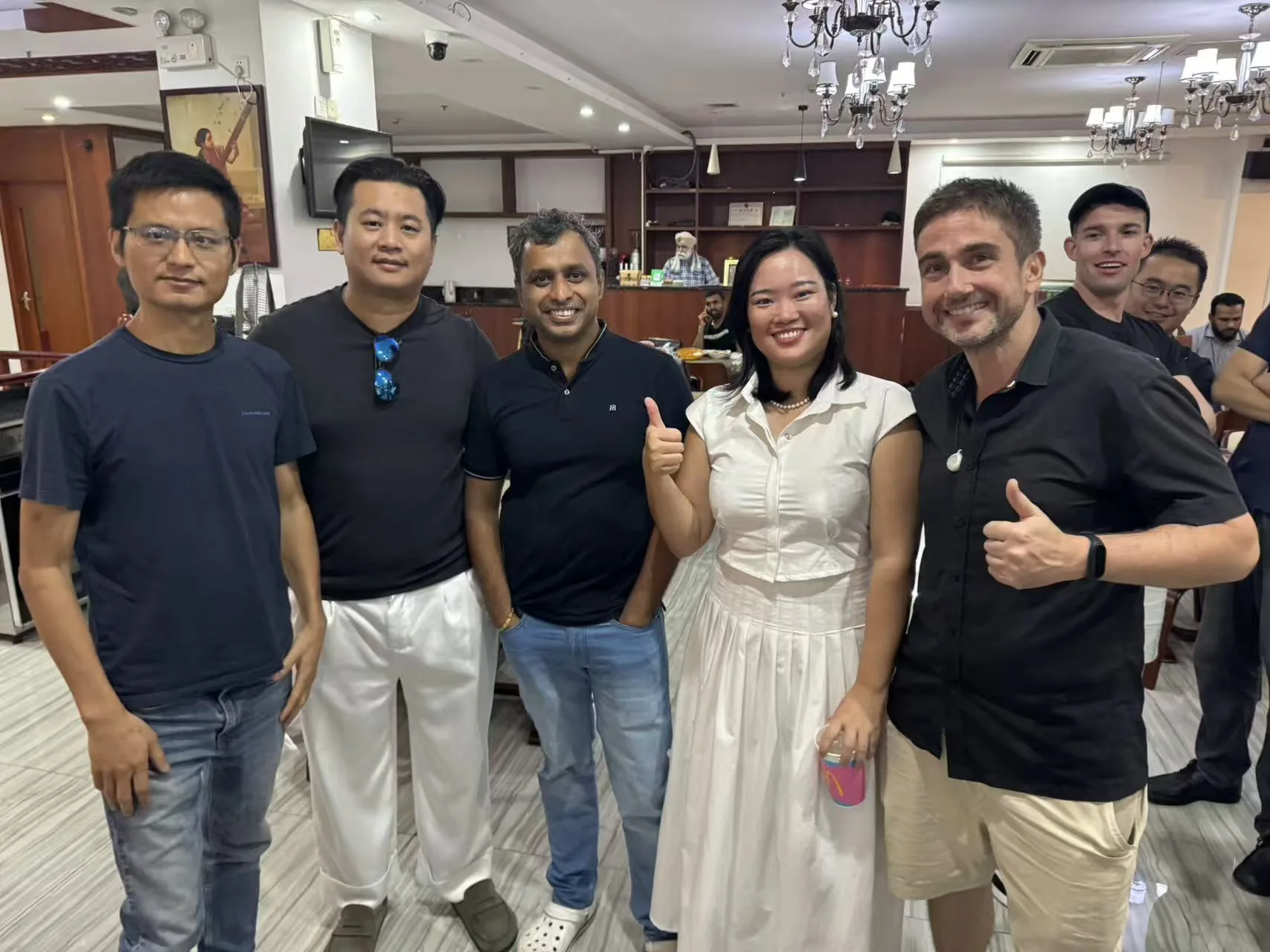 Group photo of attendees at the GFAVIP Shenzhen cross border dinner