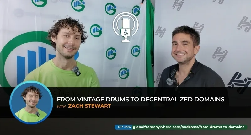 Cover art for How a Vintage Drum Business Created Global Freedom, and Why Decentralized Domains Matter